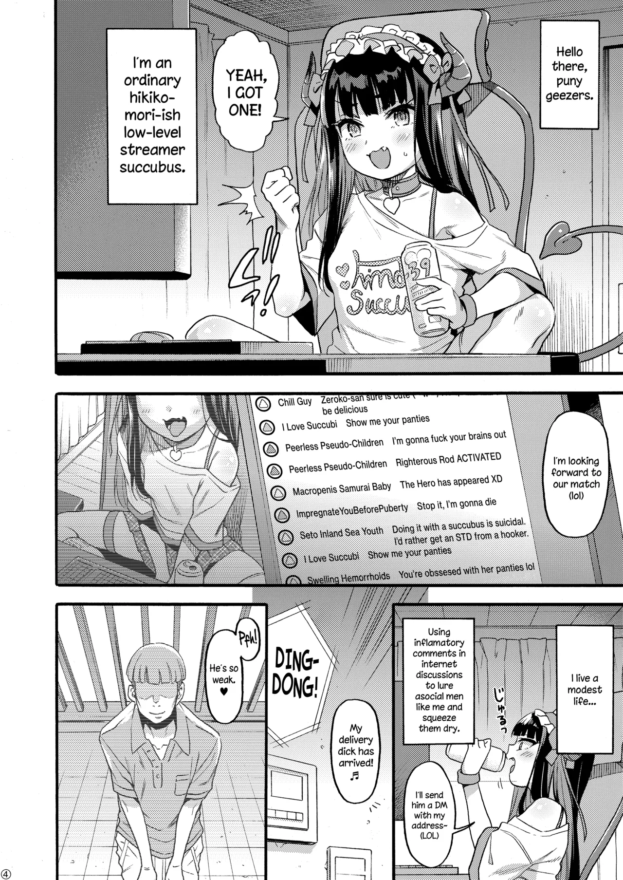 Succubus Kaiwai Streamer Real Chintotsu Boshuuchuu. | A Succubus Streamer Searching for Dicks page 2 full