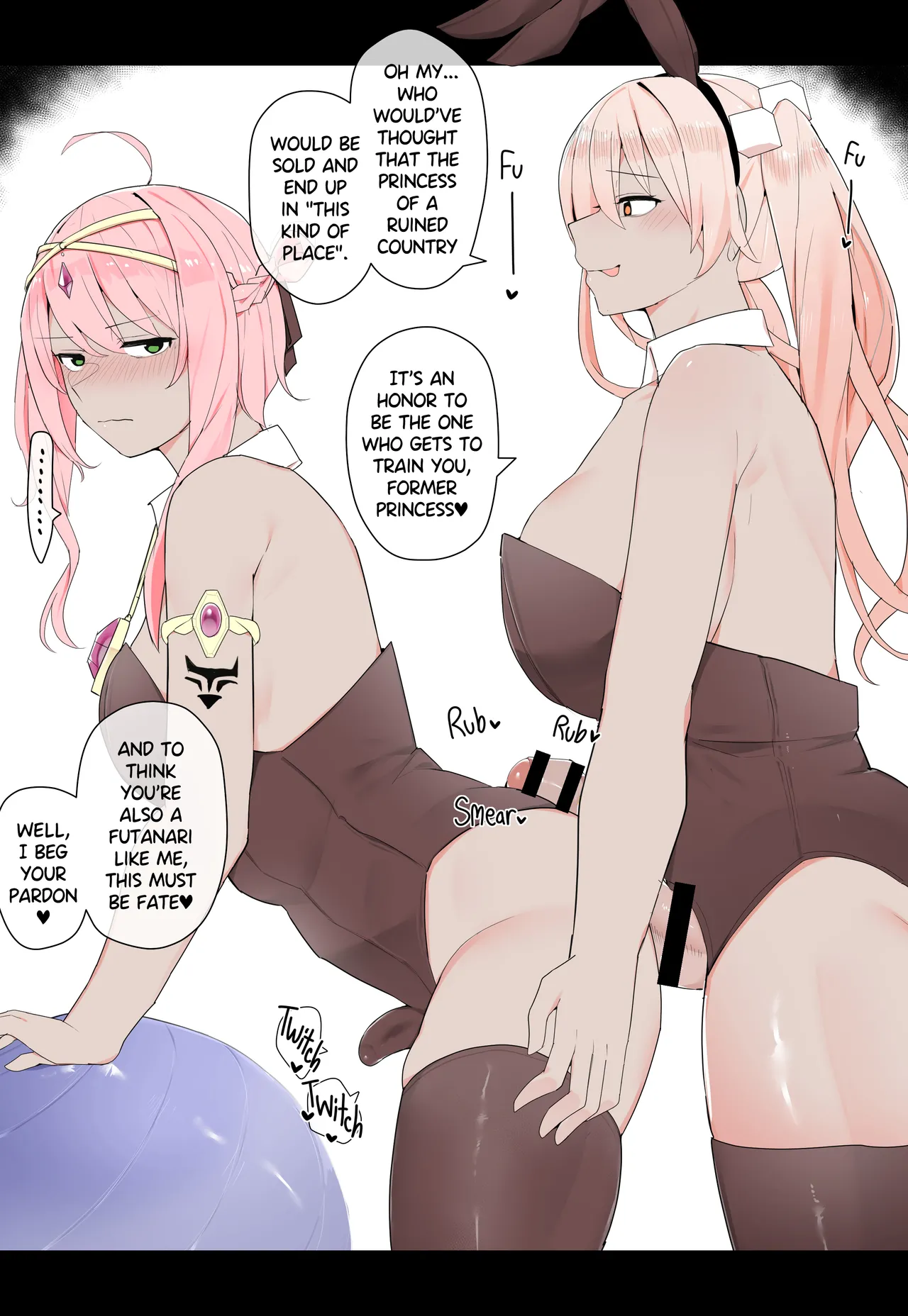 Bunny Girl Training a Former Princess page 1 full