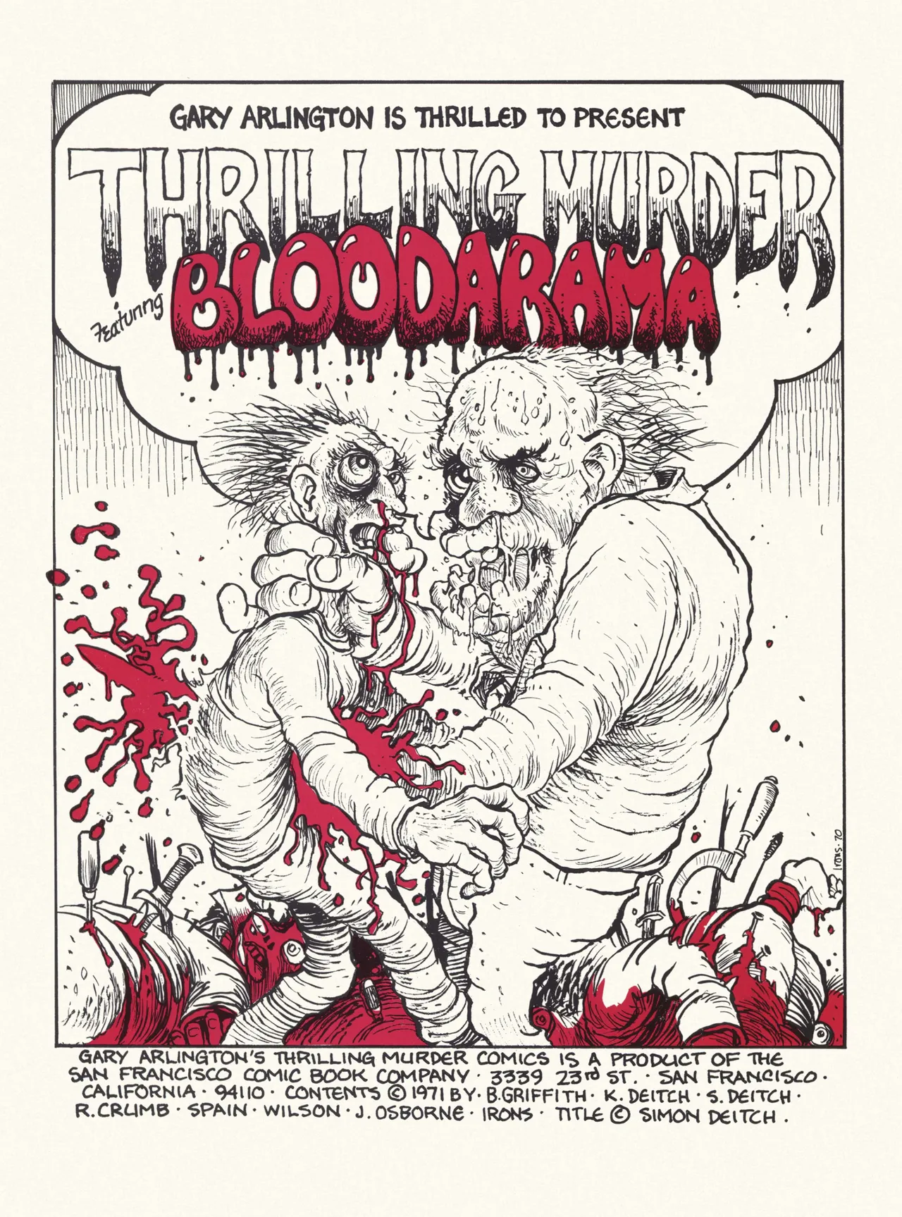 Thrilling Murder Comics page 2 full