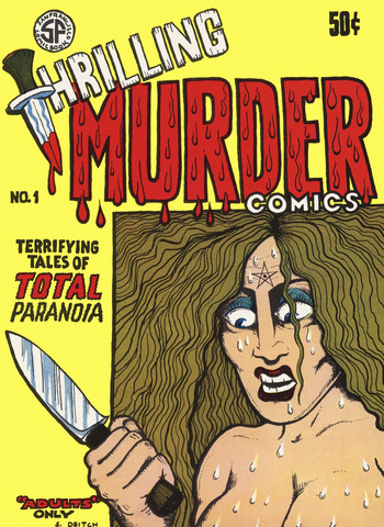 Thrilling Murder Comics cover