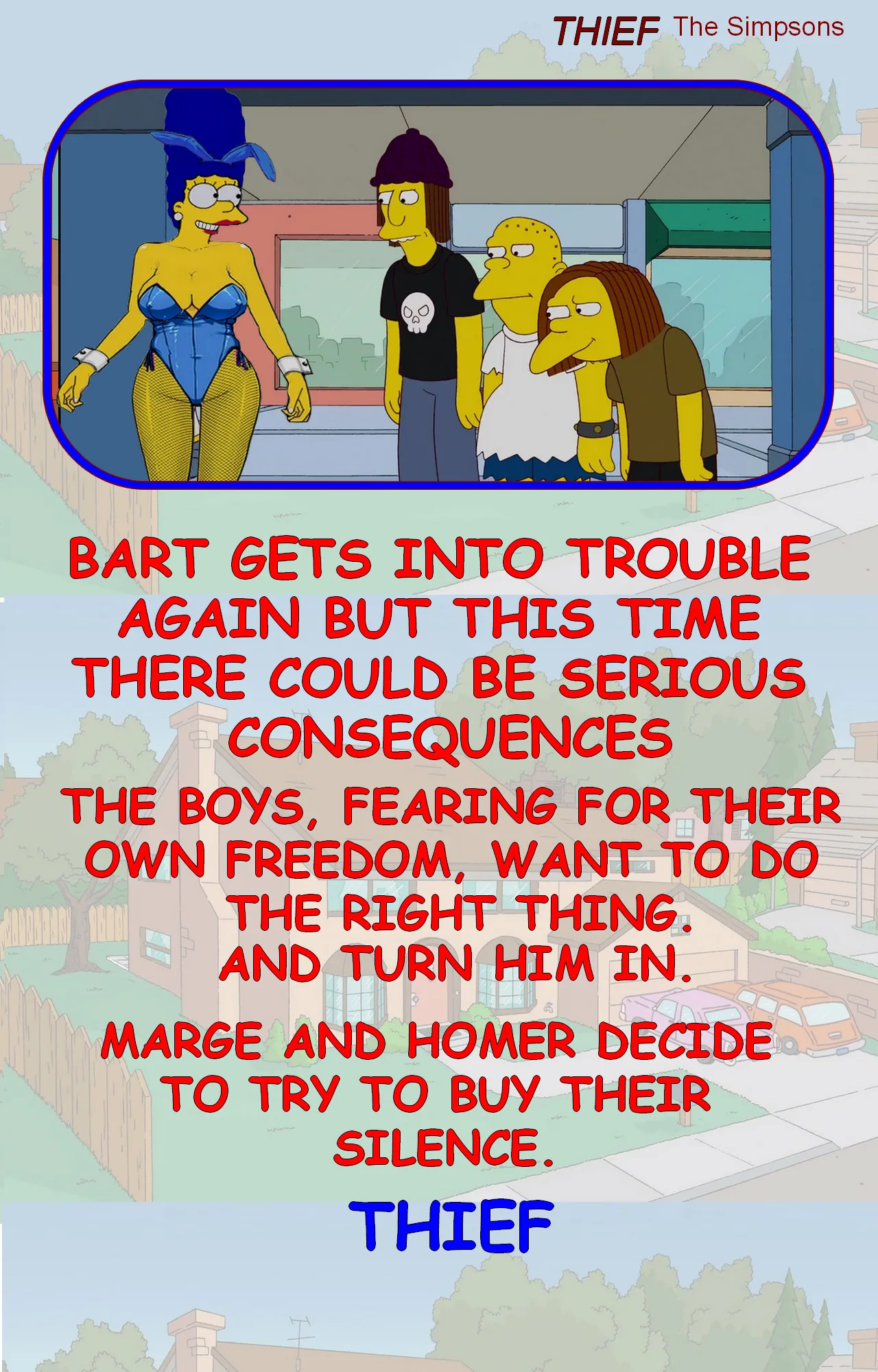 Thief / The Simpsons page 1 full