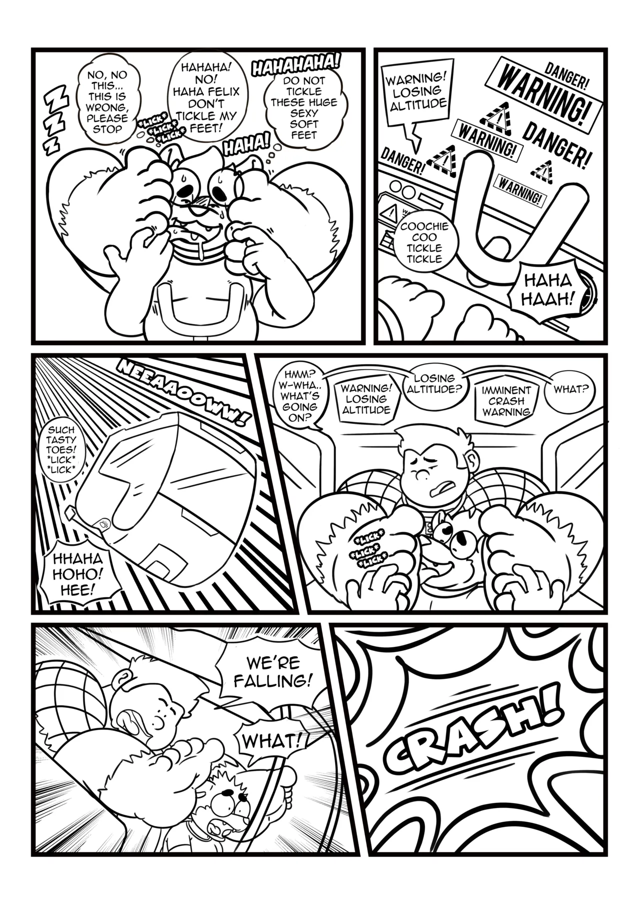 Tickle Stories #1: Online Mischief page 5 full