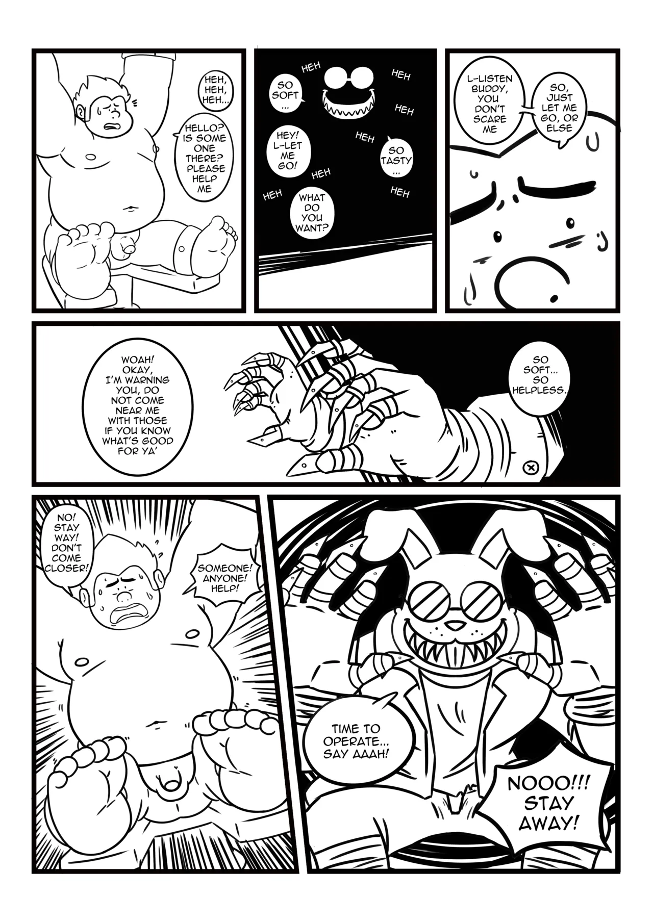 Tickle Stories #1: Online Mischief page 7 full