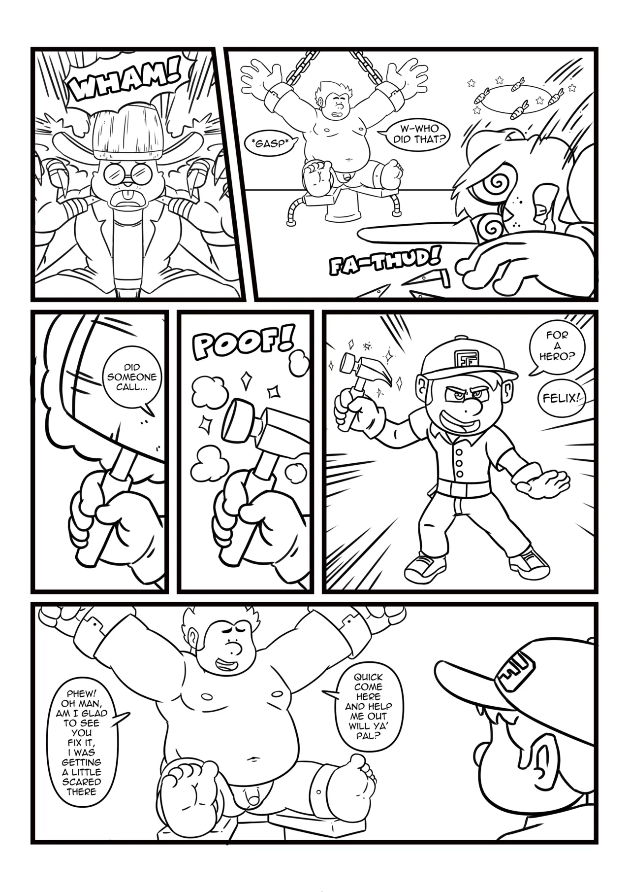 Tickle Stories #1: Online Mischief page 8 full