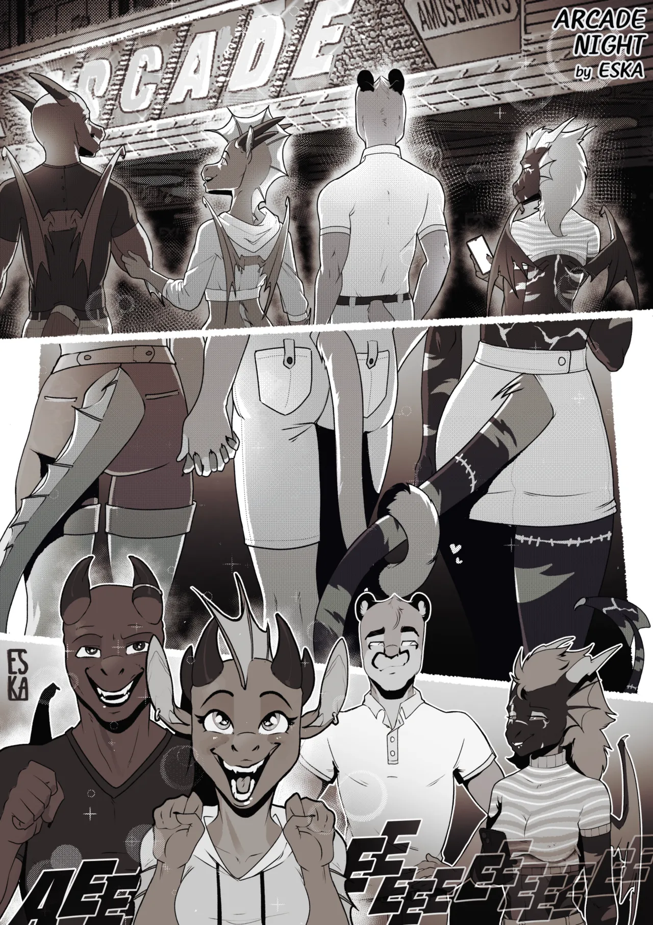 Arcade Night page 1 full