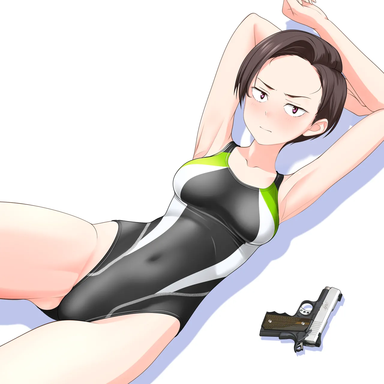 フキさん競泳+銃 page 2 full