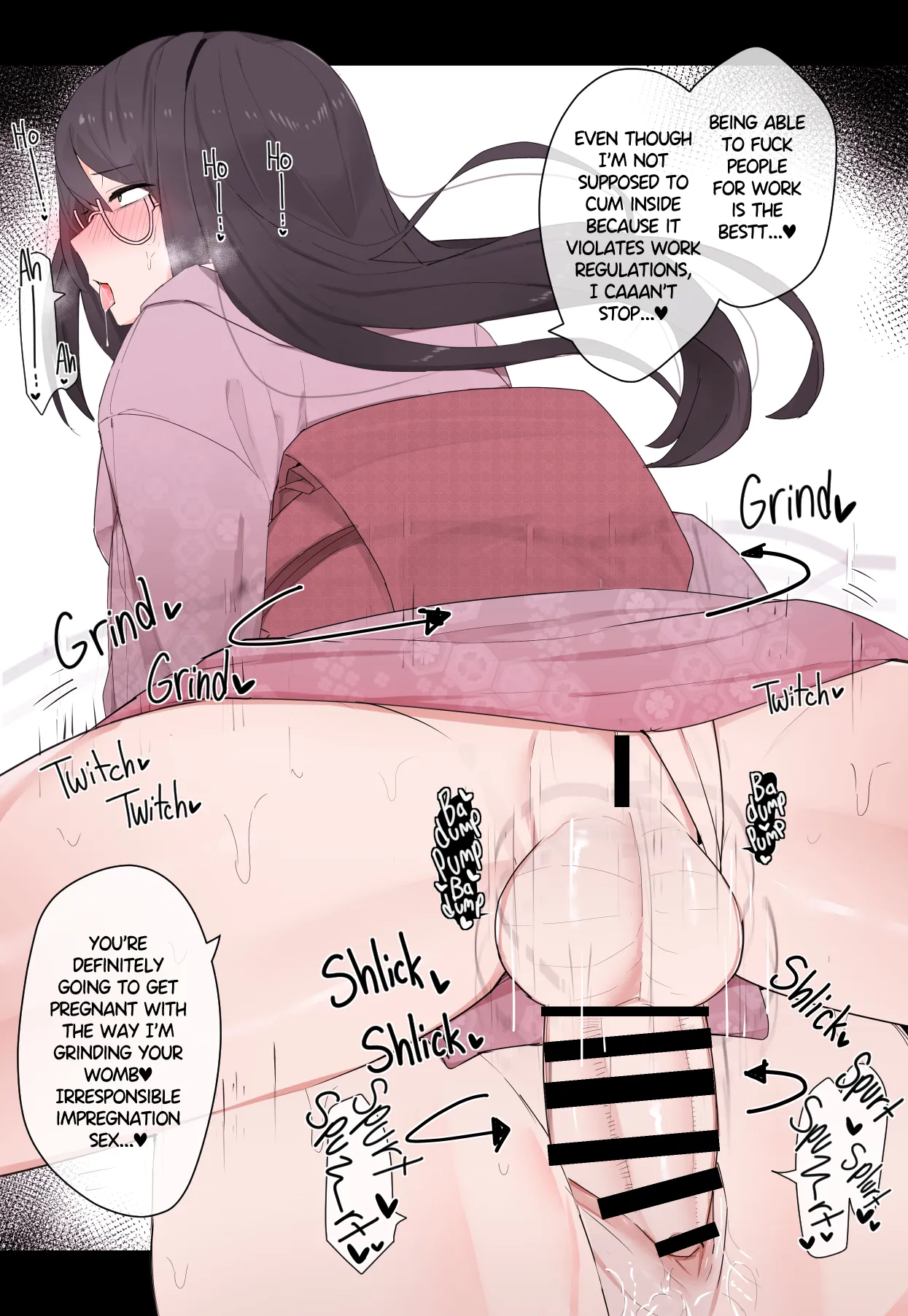 Futanari Inn Waitress page 8 full
