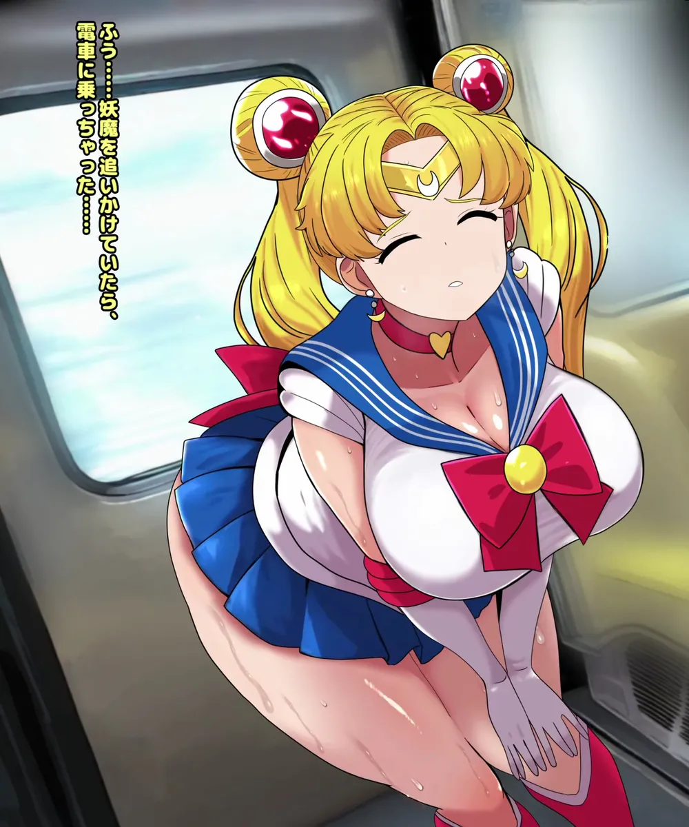 セーラームー●電車便意我慢 page 1 full