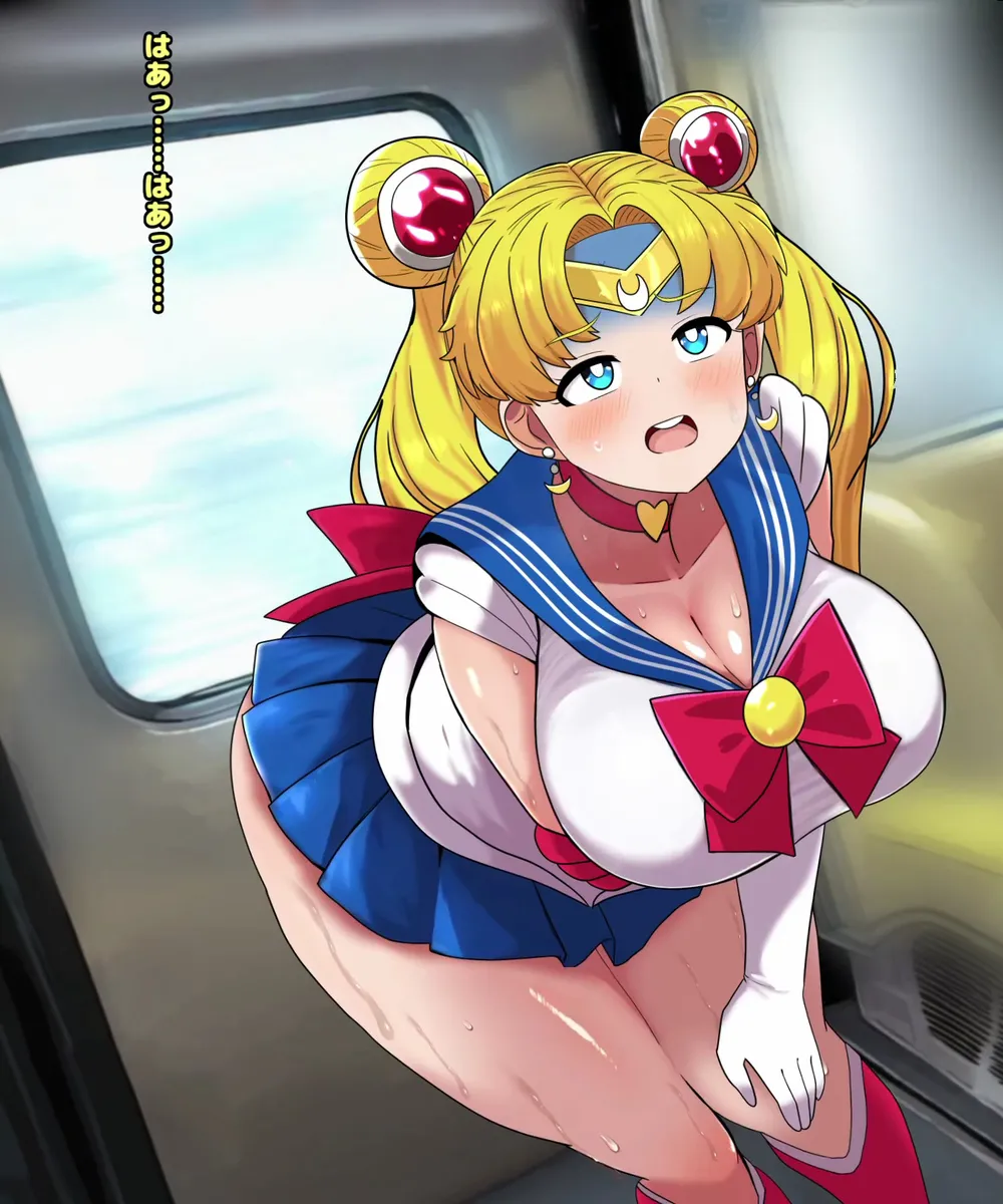 セーラームー●電車便意我慢 page 4 full