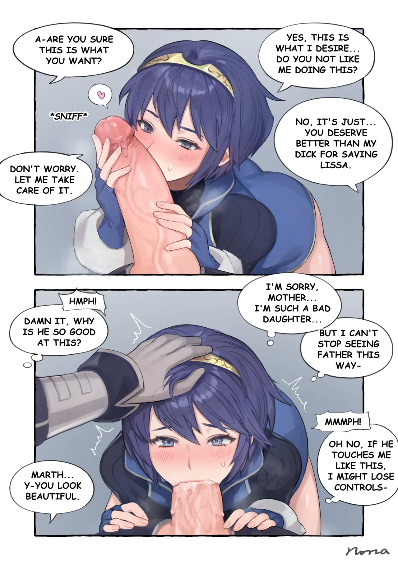 Lucina Claiming Her Reward page 9 full