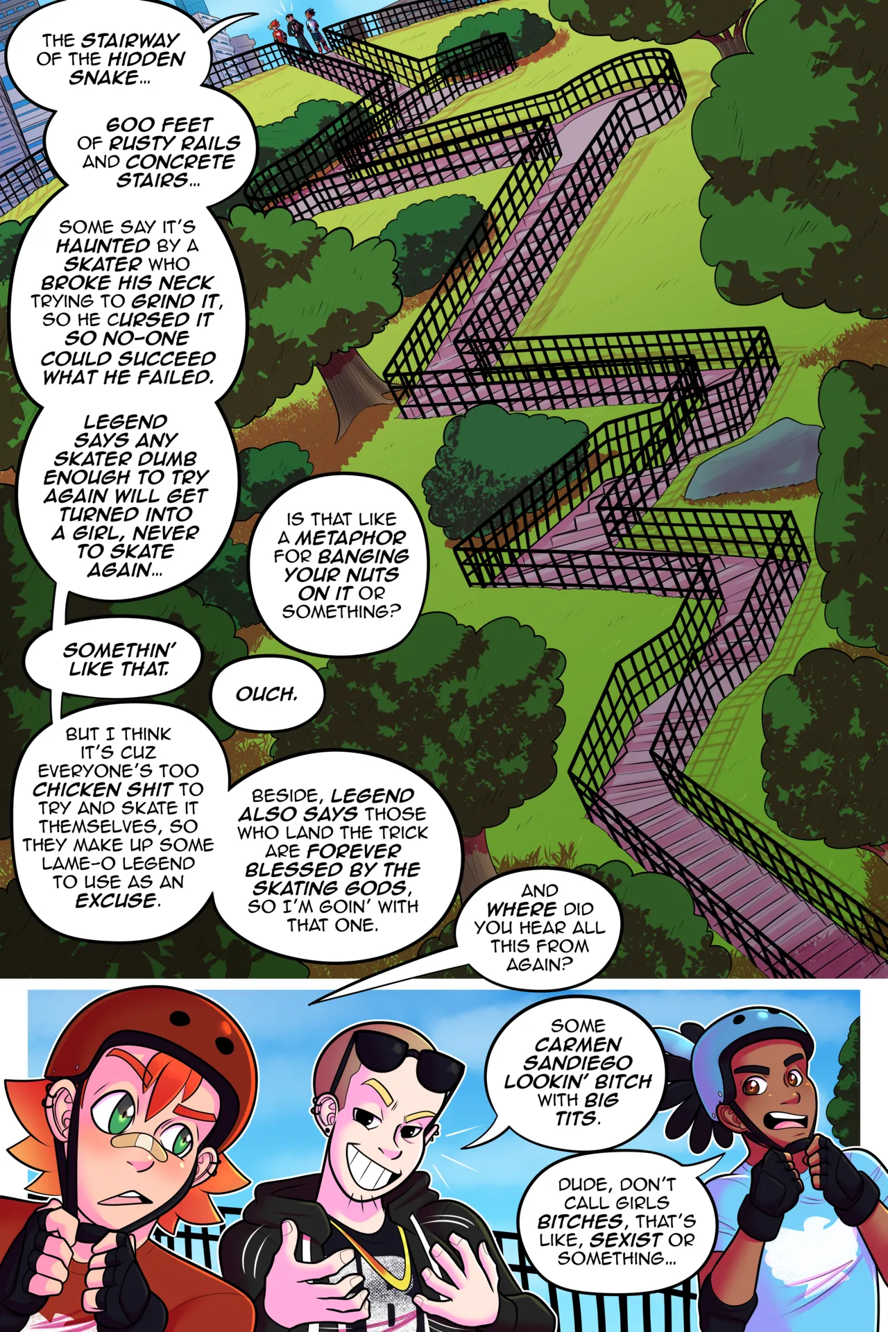 He Was A Skater Girl! page 3 full