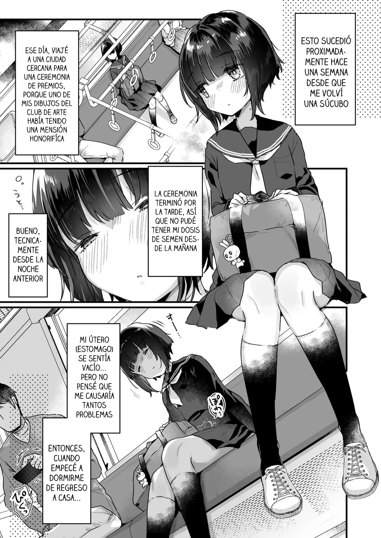 Naritakunai no ni Succubus ni Natte Shimatta Yamada-san 2 ~Densha Rankou Hen~ - Yamada-san se convirtio en sucubo aunque ella no queria ~Edicion orgía en el tren~ page 4 full