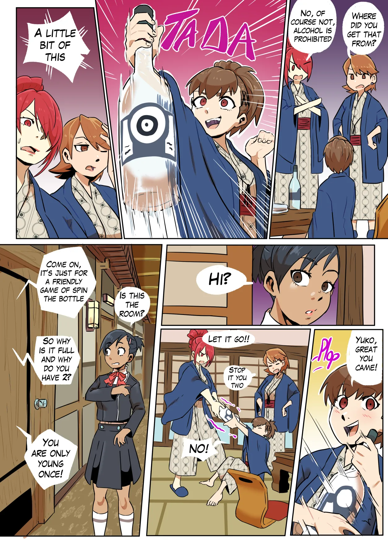 Lesbian School Trip page 5 full