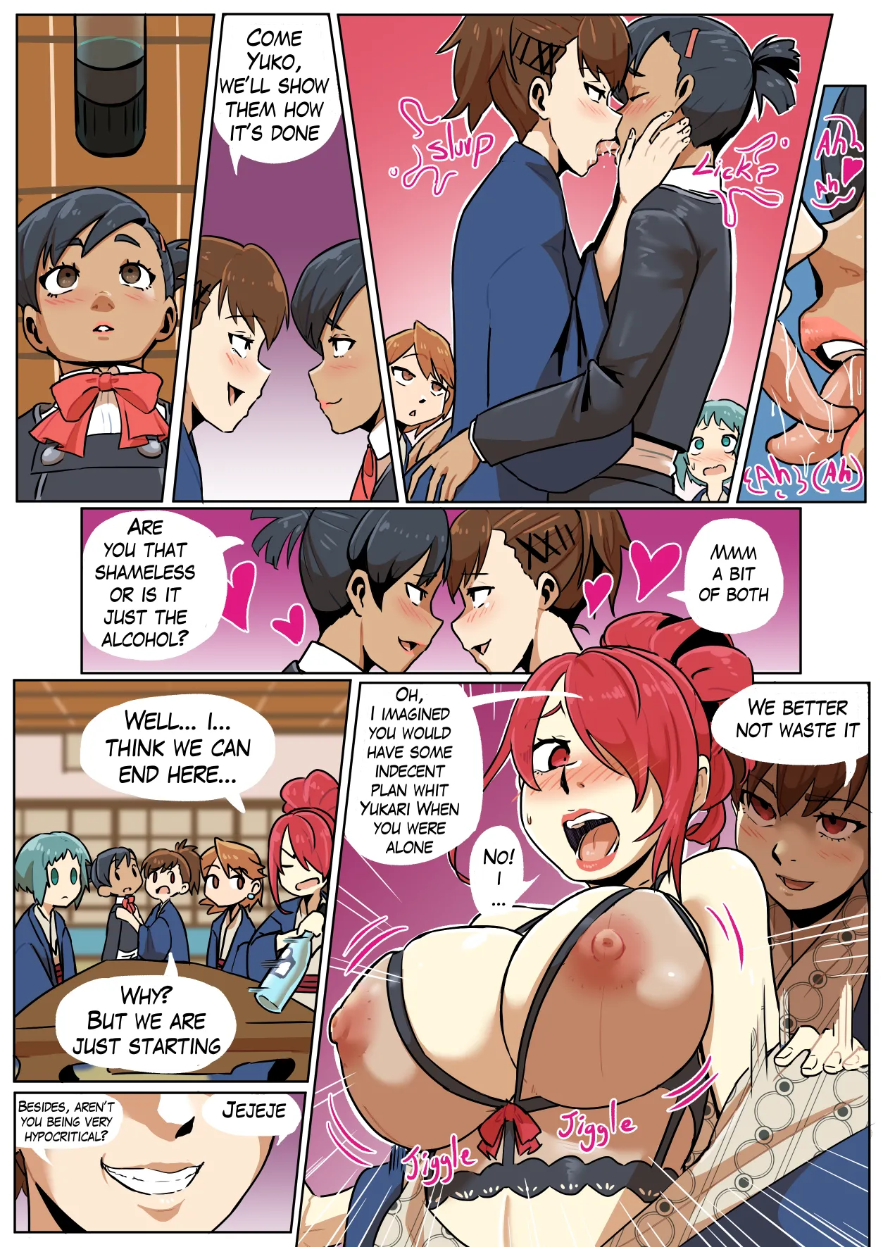 Lesbian School Trip page 8 full