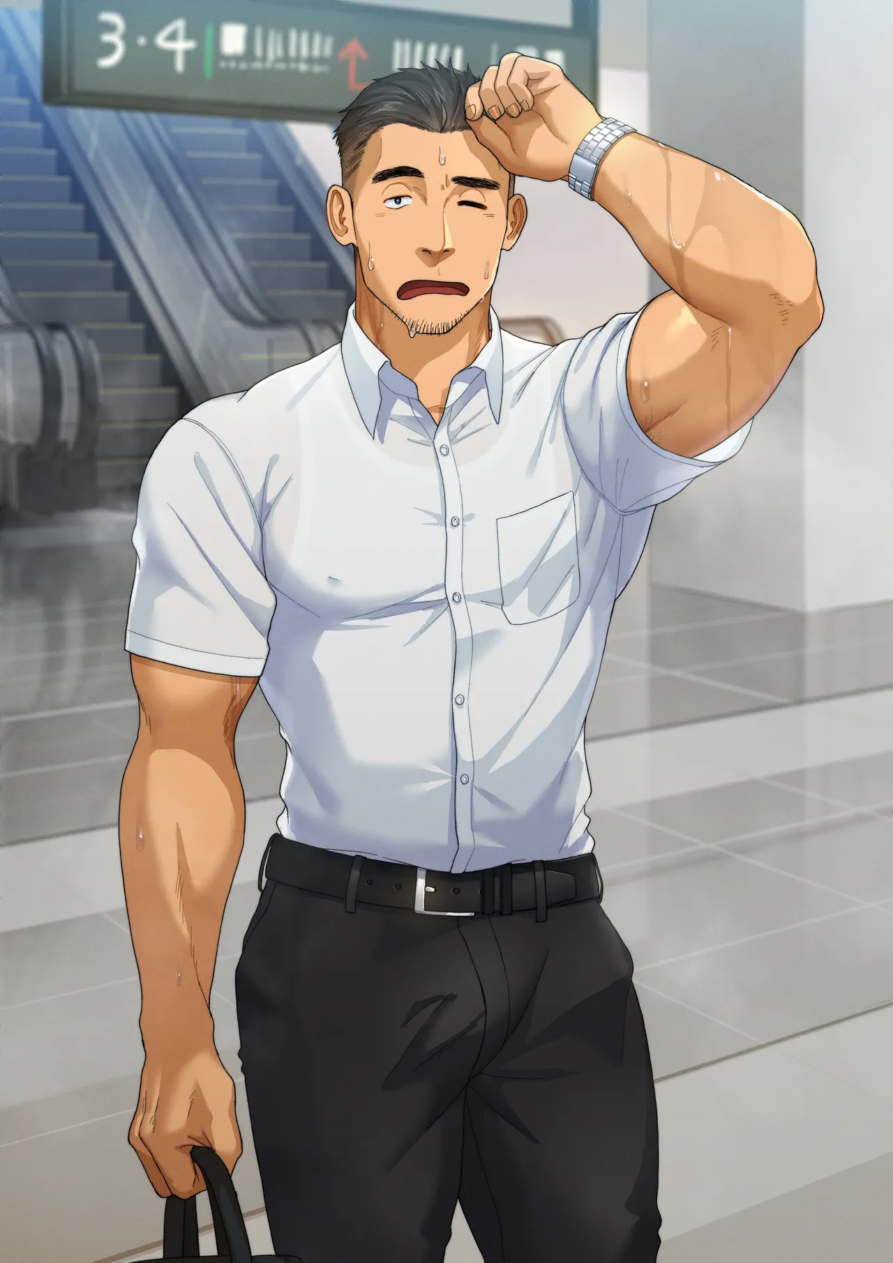 2021 08 ノンケの同僚坂本くん page 1 full