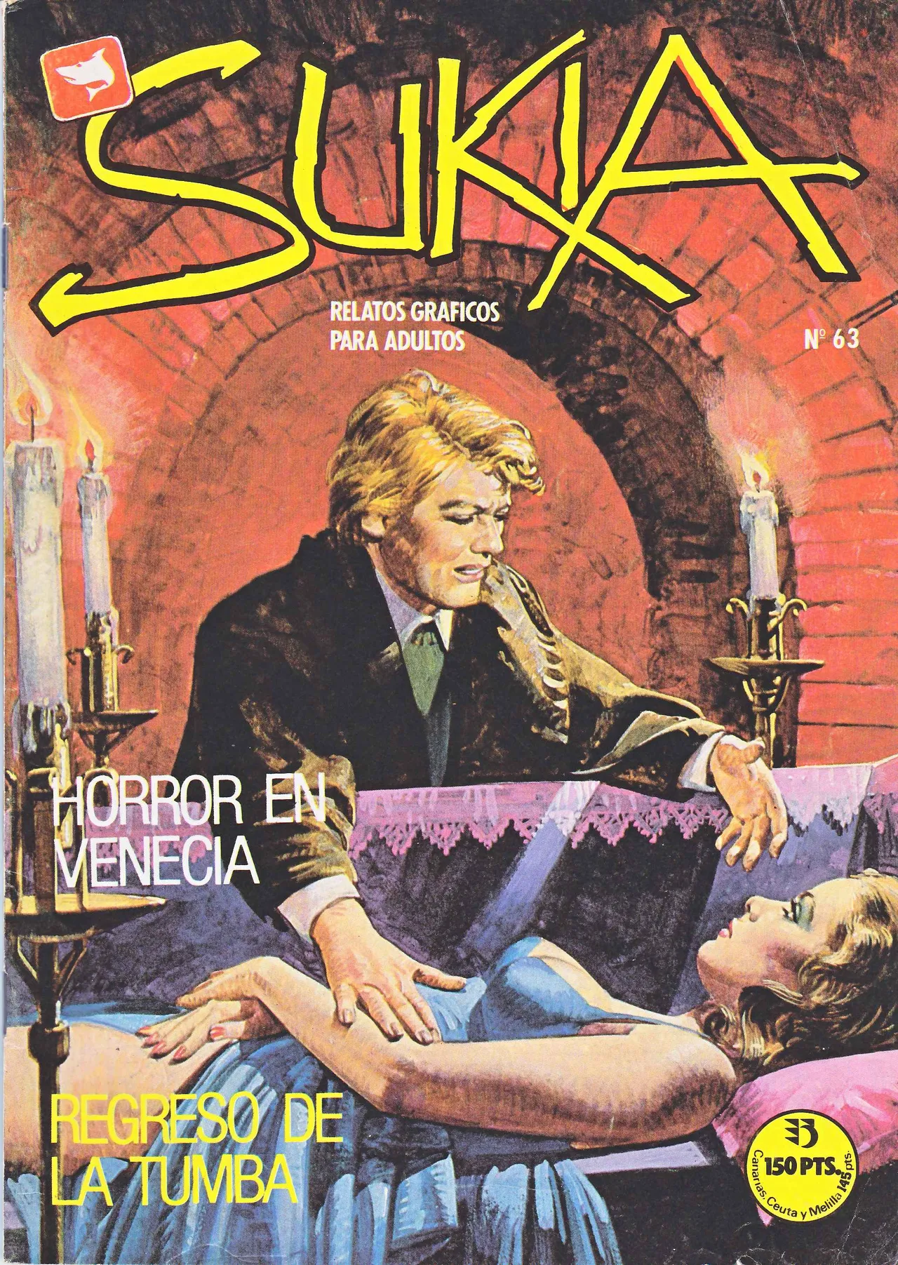 Sukia Nº 63 Ed. Zinco  Regreso De La Tumba Horror En Venecia page 1 full