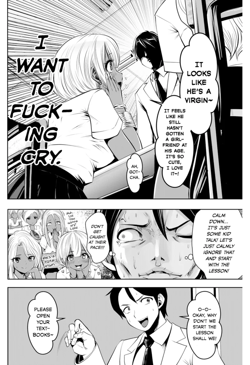 Black Gakkou ni Tsutomete Shimatta Sensei - Transferred to the Gyaru Academy vol 1 page 9 full