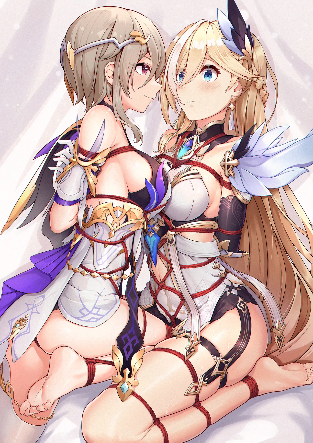 【幽兰黛尔&amp;丽塔 デュランダル&amp;リタ】骑士&amp;女仆 page 4 full