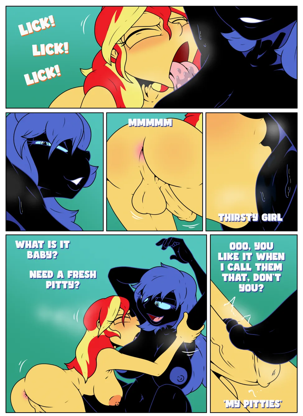 My Lesbo Pits page 1 full