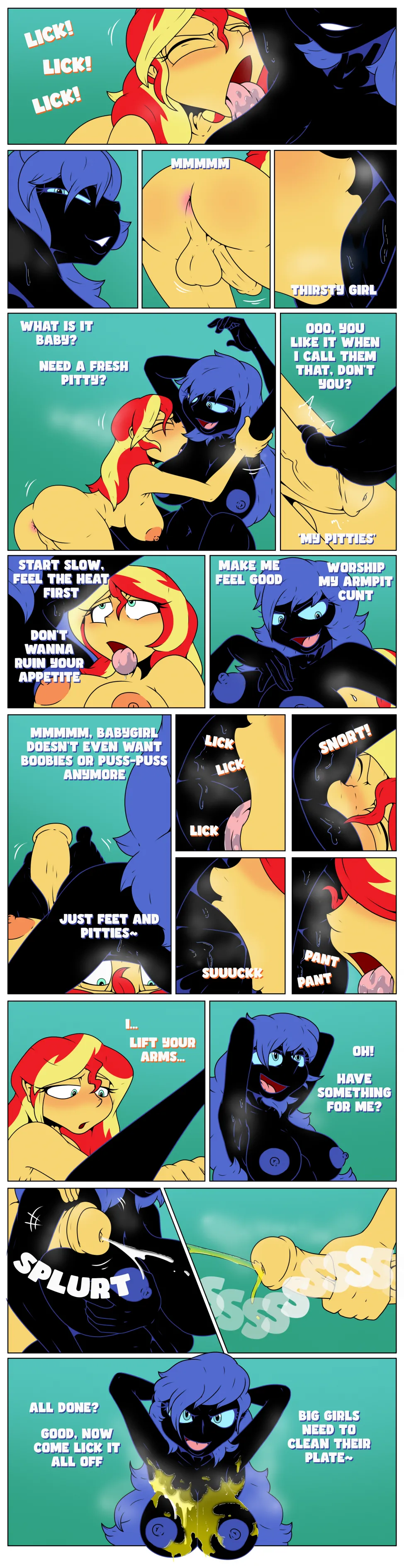 My Lesbo Pits page 8 full