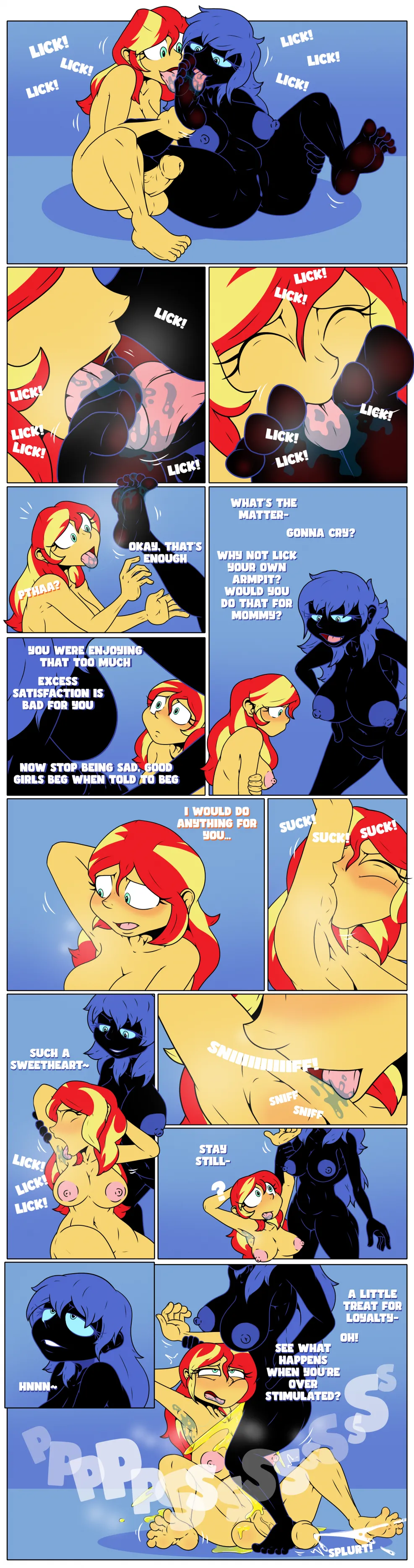 My Lesbo Pits page 9 full