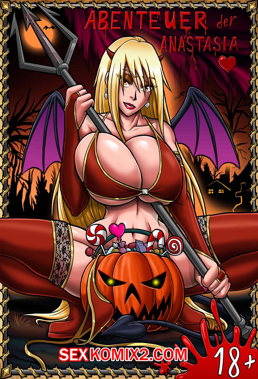 Die Abenteuer der Anastasia. Halloween. by sexkomix2.com page 1 full