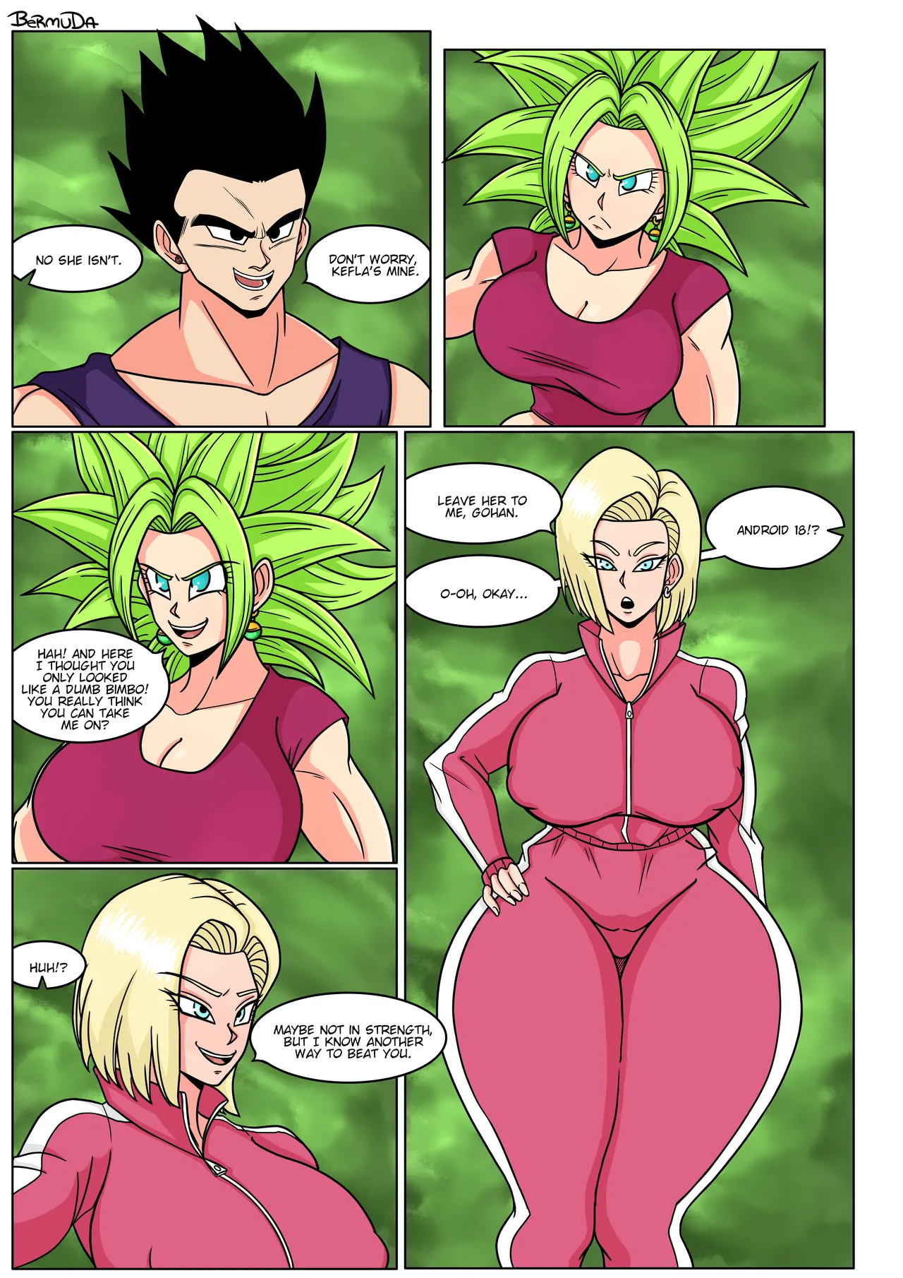 Android 18 vs Kefla page 2 full