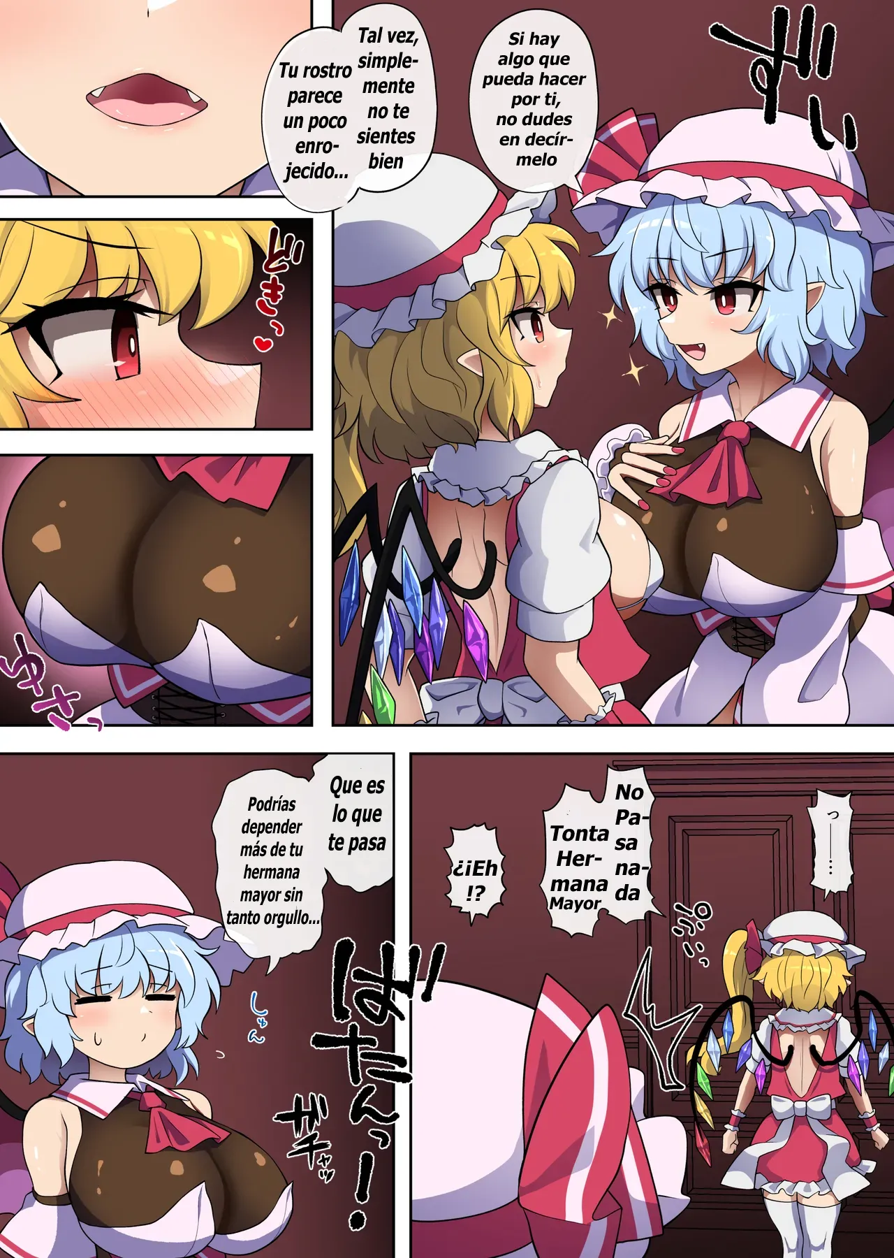 Flan-chan feels lust for Futanari Remilia page 2 full