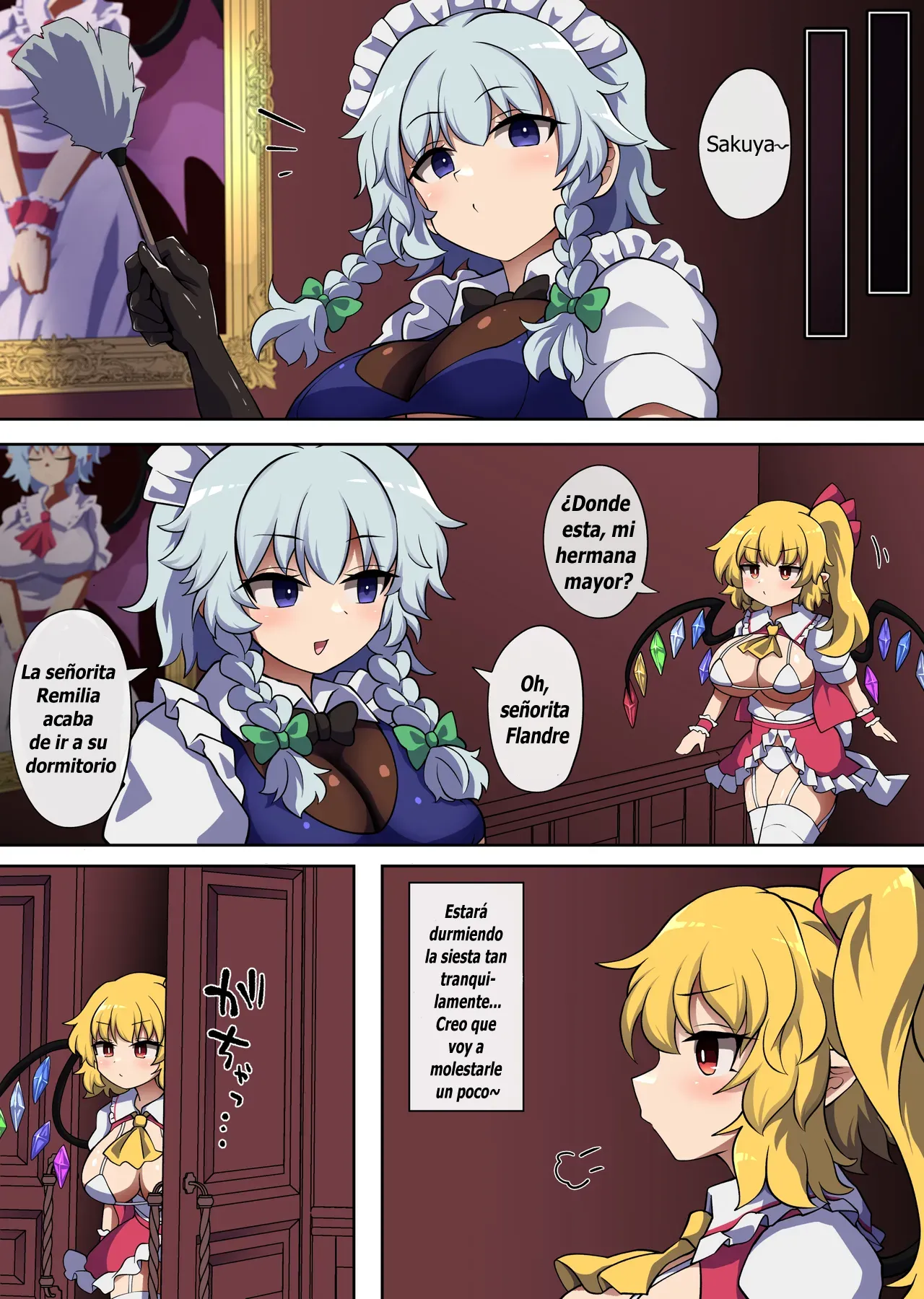 Flan-chan feels lust for Futanari Remilia page 6 full