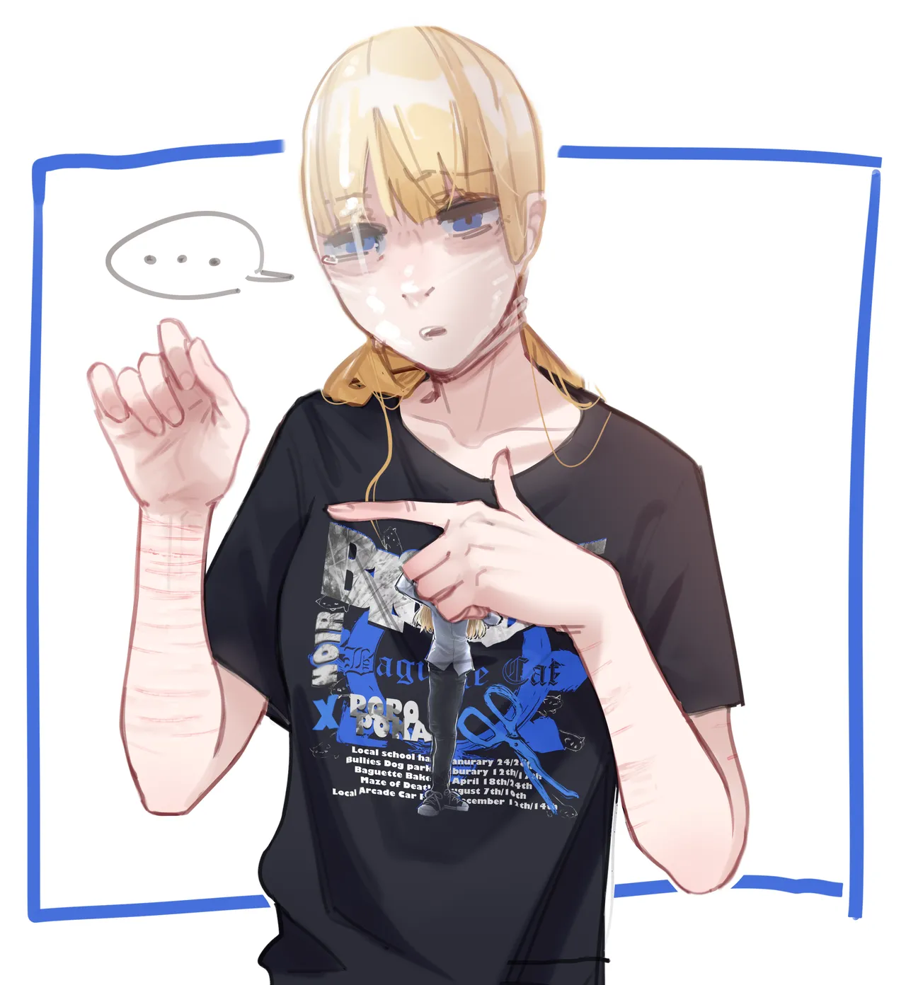 Blondie's t-shirt page 3 full