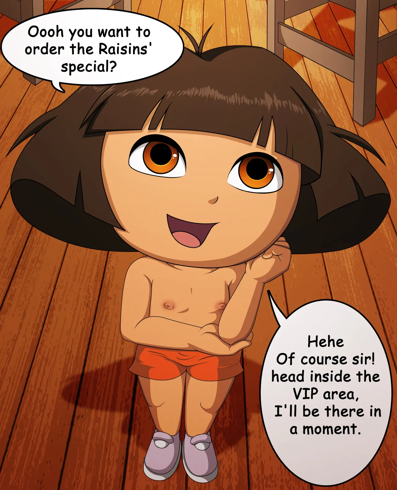 Dora at Raisins page 3 full