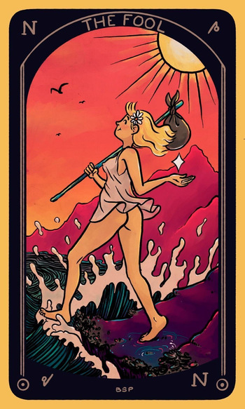 Tarot cards cover