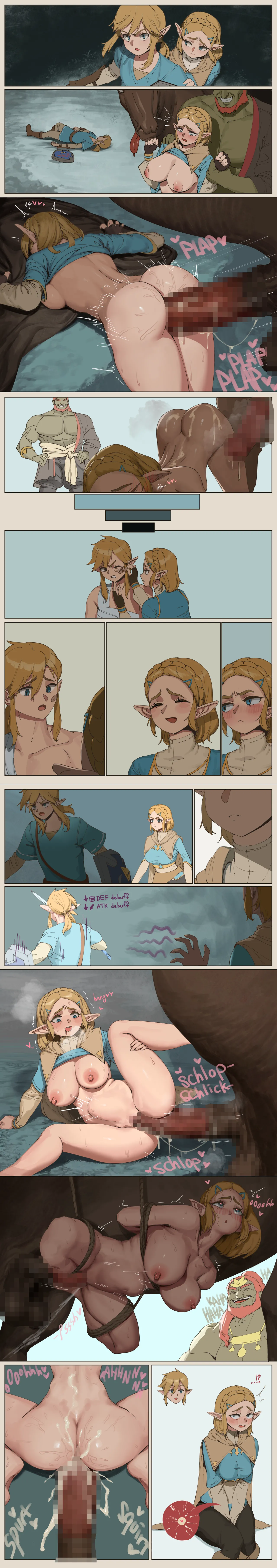Zelda after Link passes out page 10 full