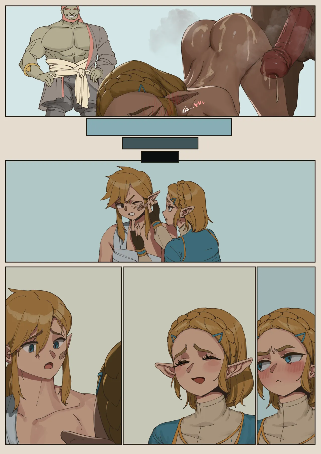 Zelda after Link passes out page 6 full