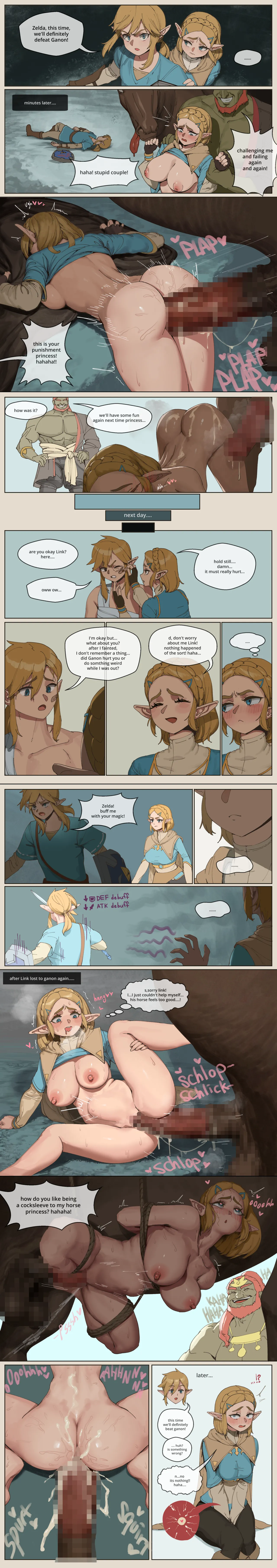 Zelda after Link passes out page 9 full