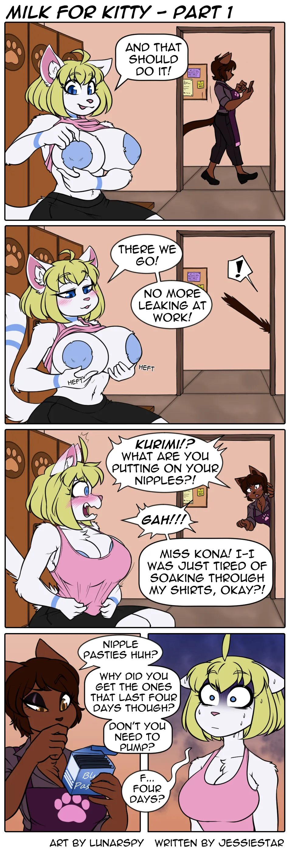 Milk for kitty by lunarspy page 1 full