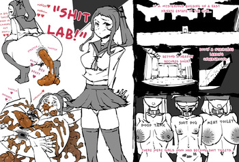 Gluttonous Scat Squishing Sisters - Idea Notebook - "Shit Lab!" cover
