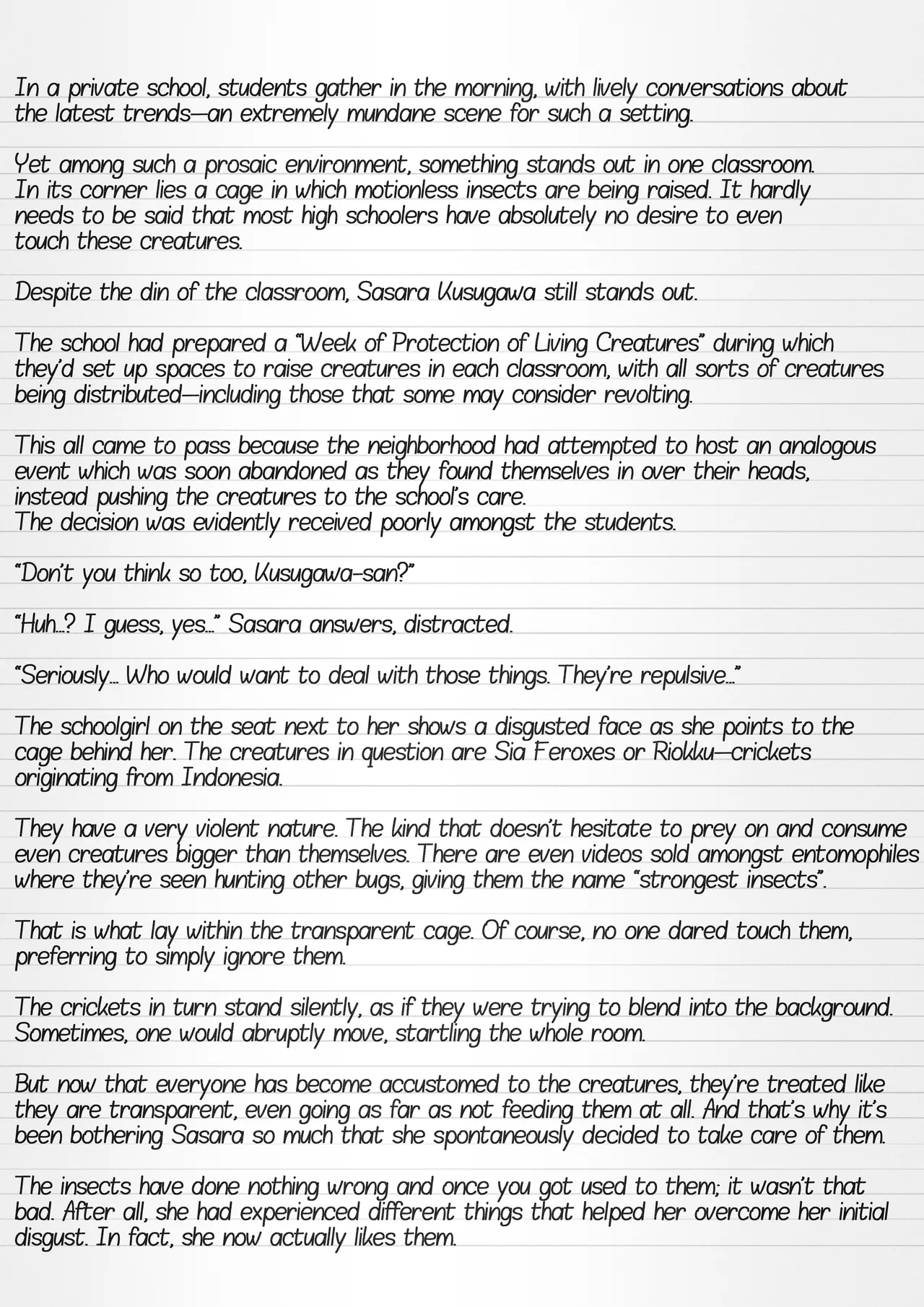 Misuke's Short Stories 22 - Sasara &amp; Riokku page 2 full