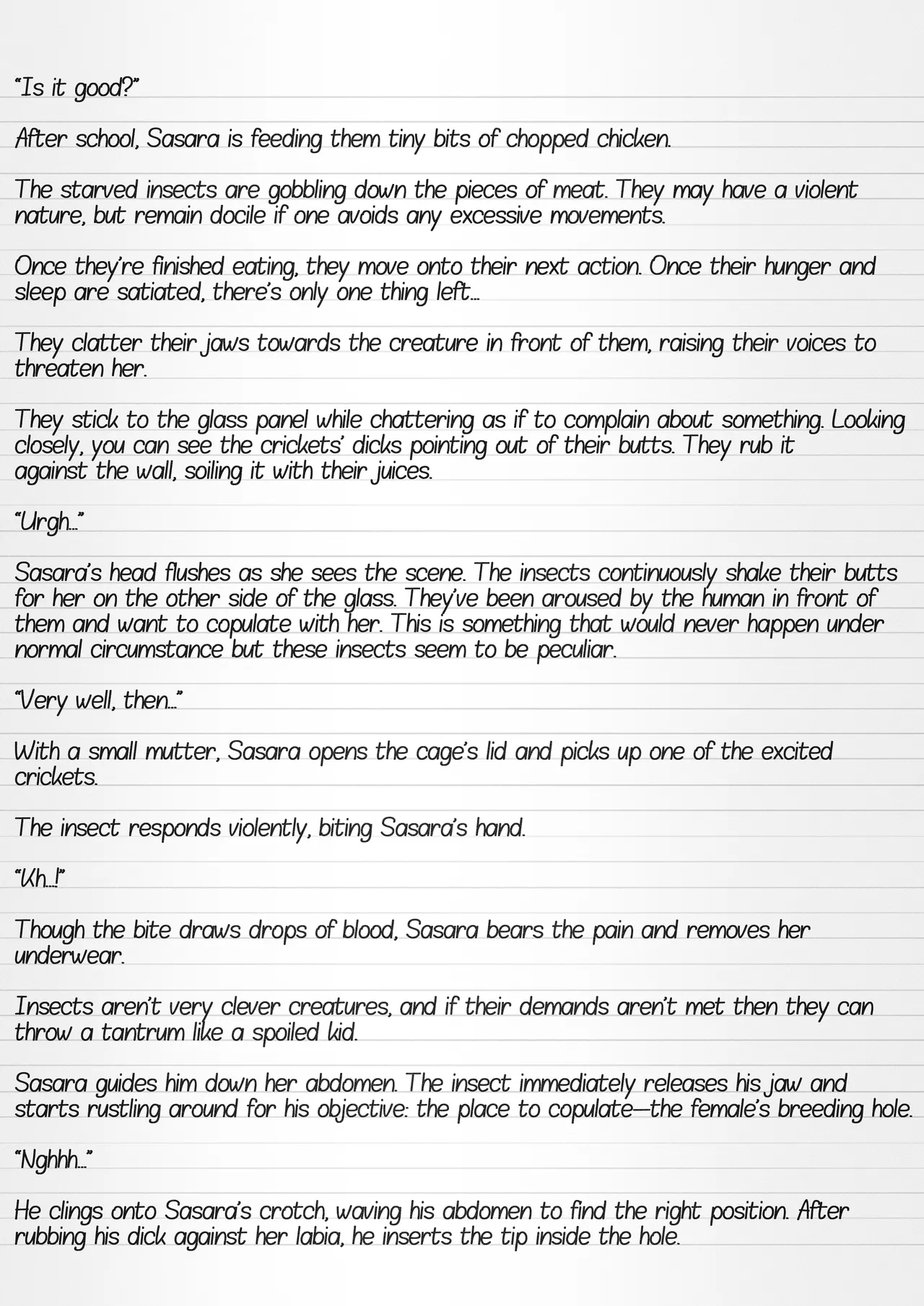 Misuke's Short Stories 22 - Sasara &amp; Riokku page 3 full