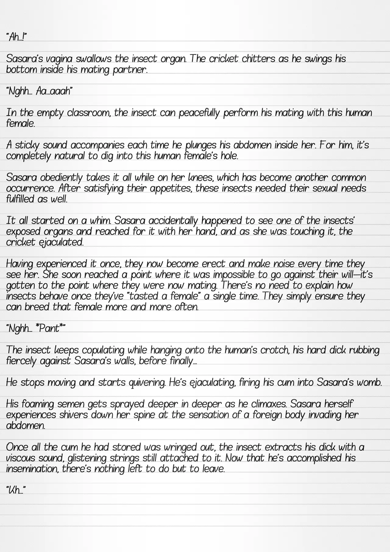 Misuke's Short Stories 22 - Sasara &amp; Riokku page 6 full