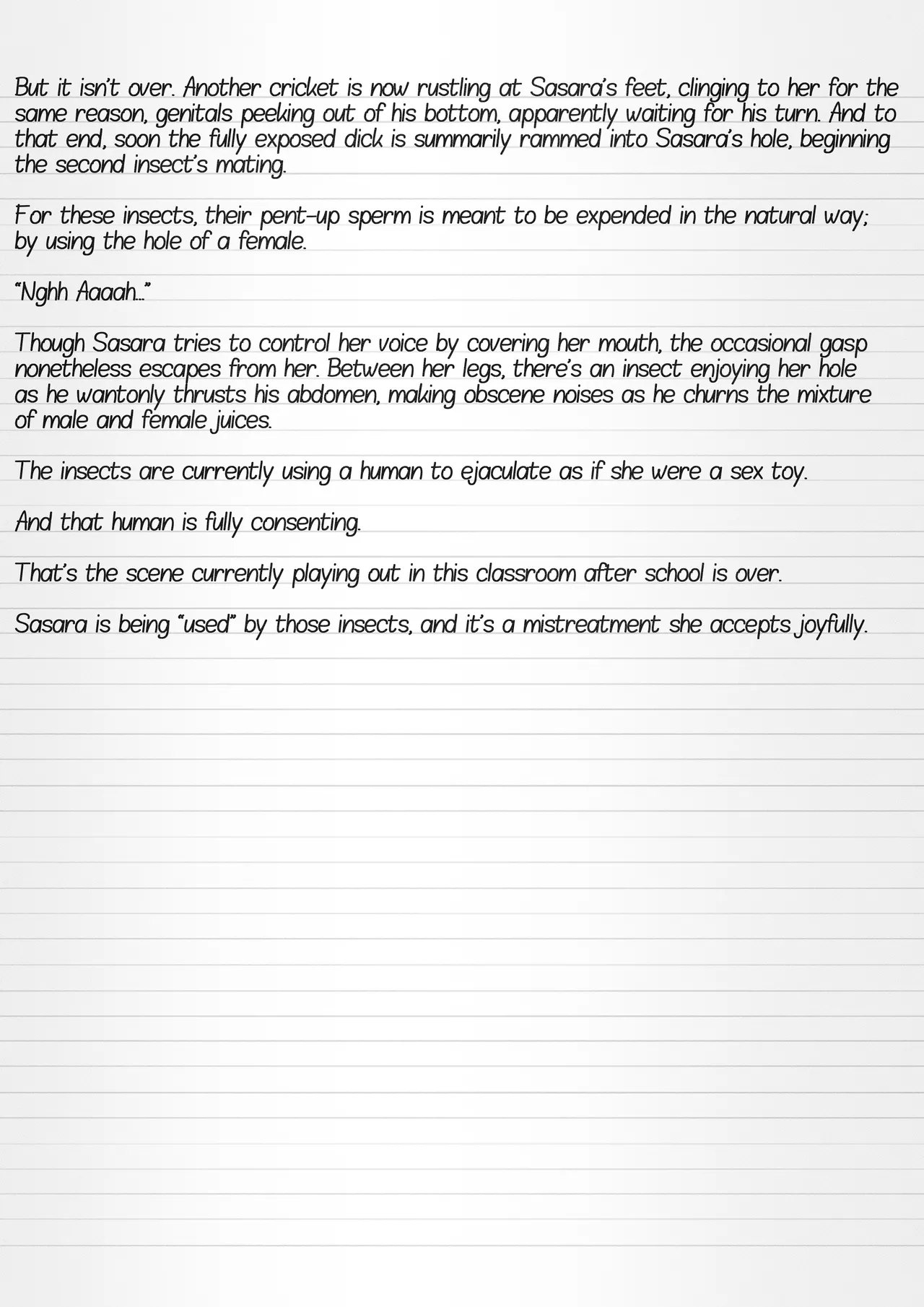 Misuke's Short Stories 22 - Sasara &amp; Riokku page 7 full