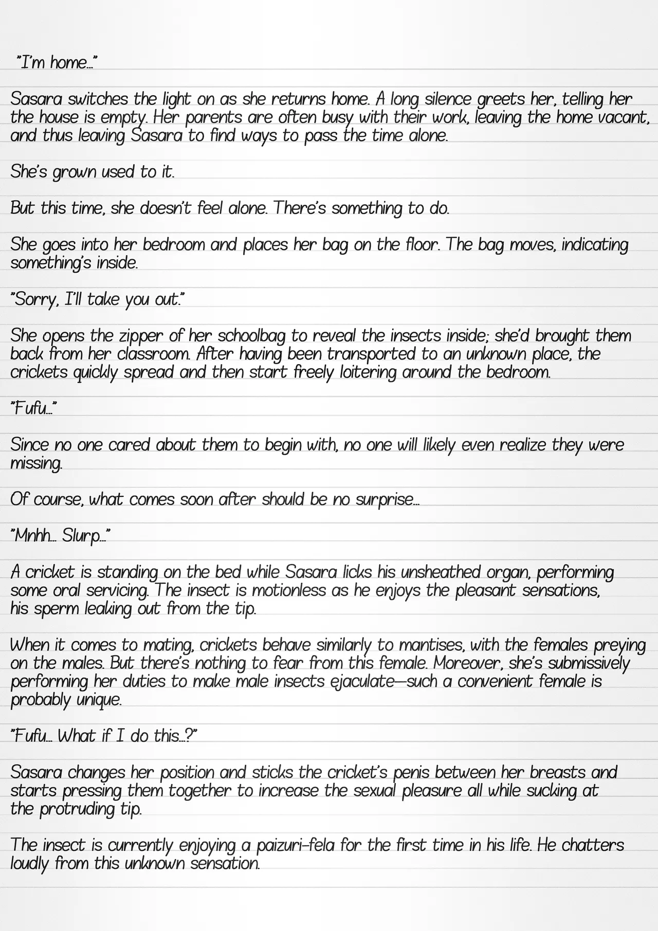 Misuke's Short Stories 22 - Sasara &amp; Riokku page 9 full