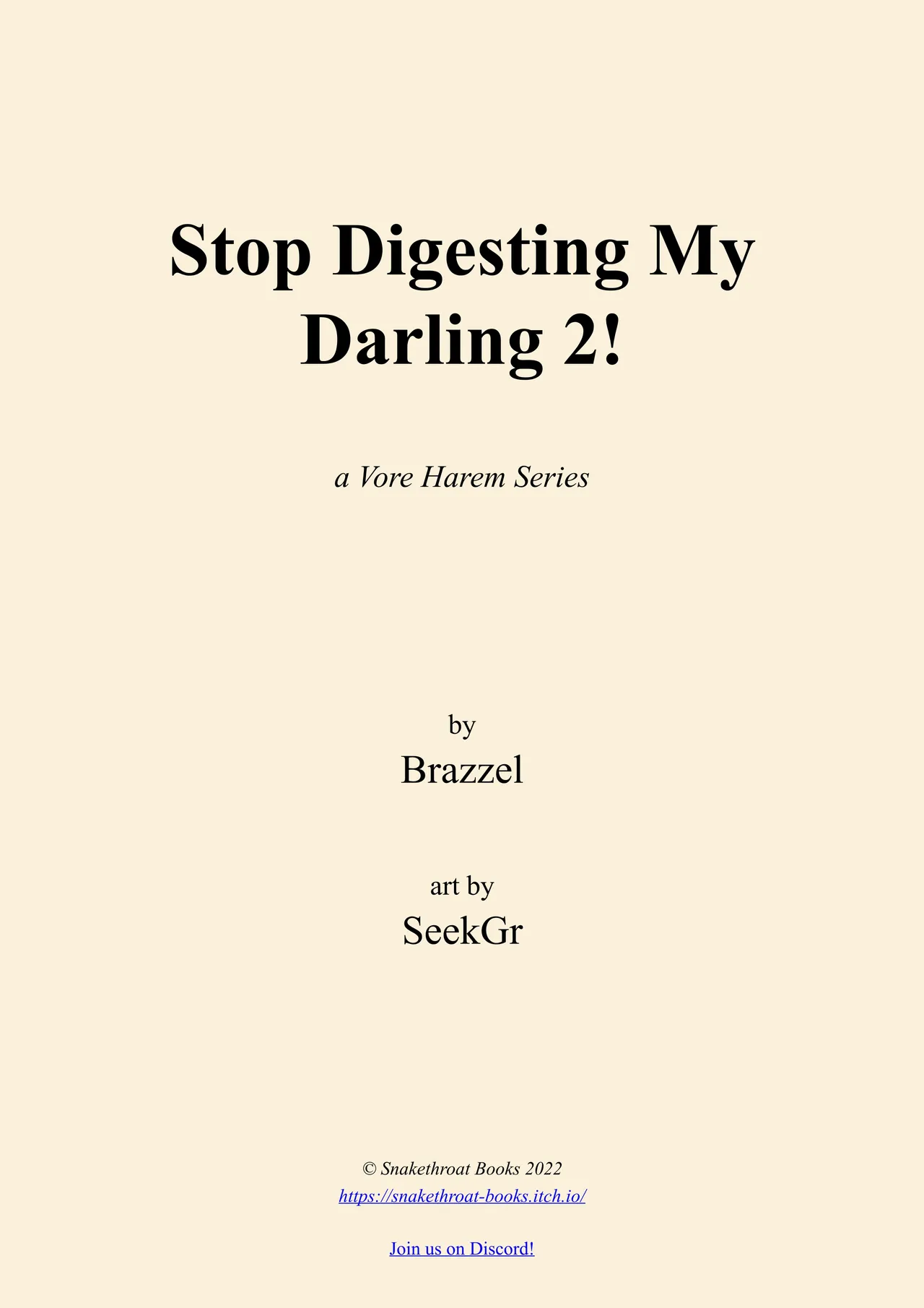 Stop Digesting my Darling 2 page 3 full