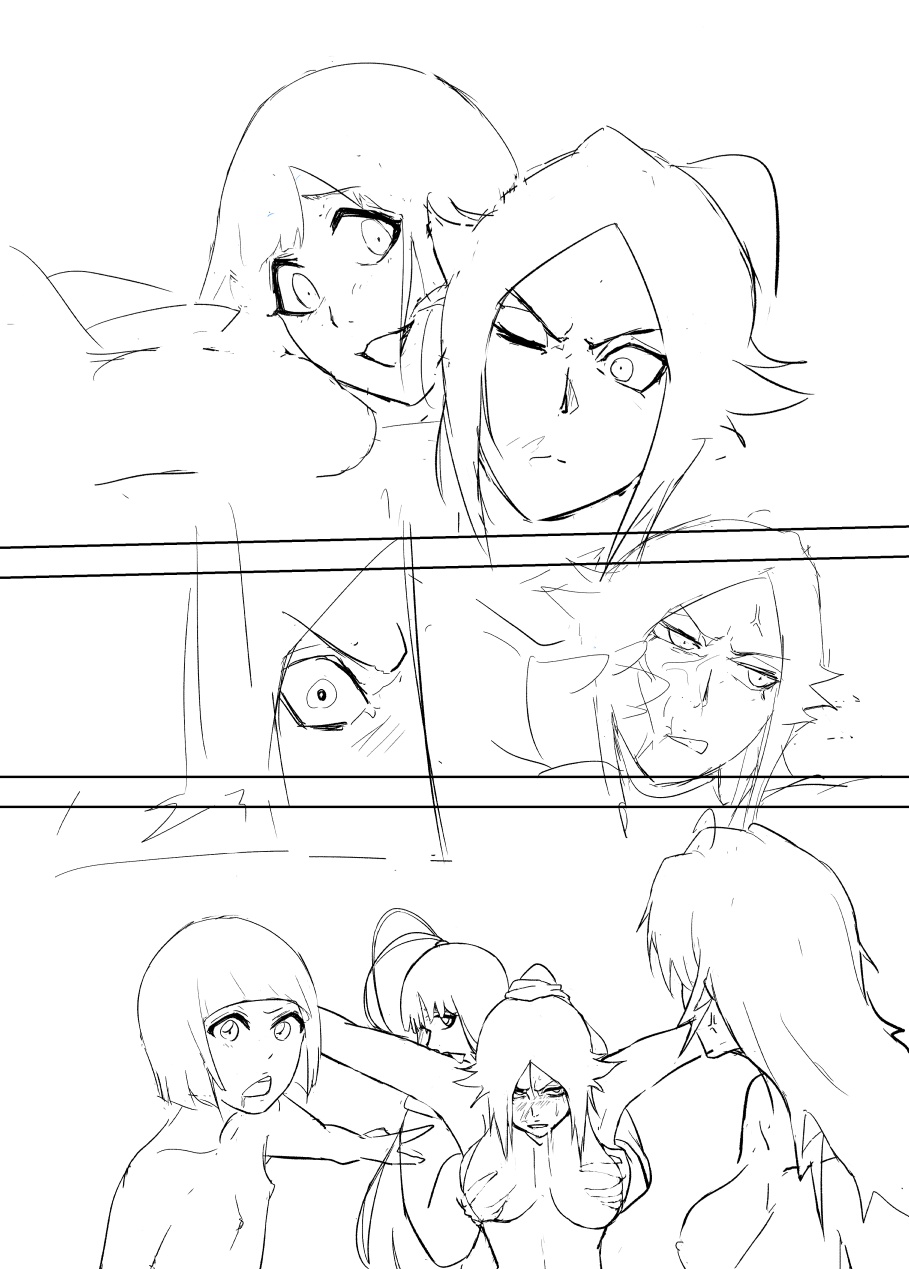 bleach yoruichi x giselle milking page 1 full
