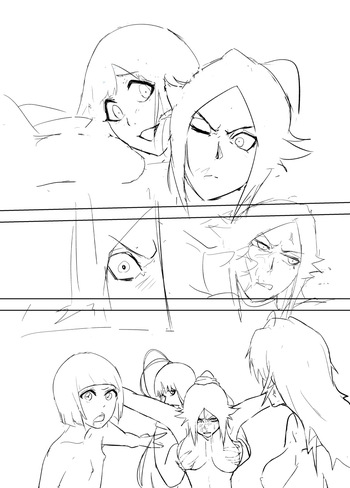bleach yoruichi x giselle milking cover