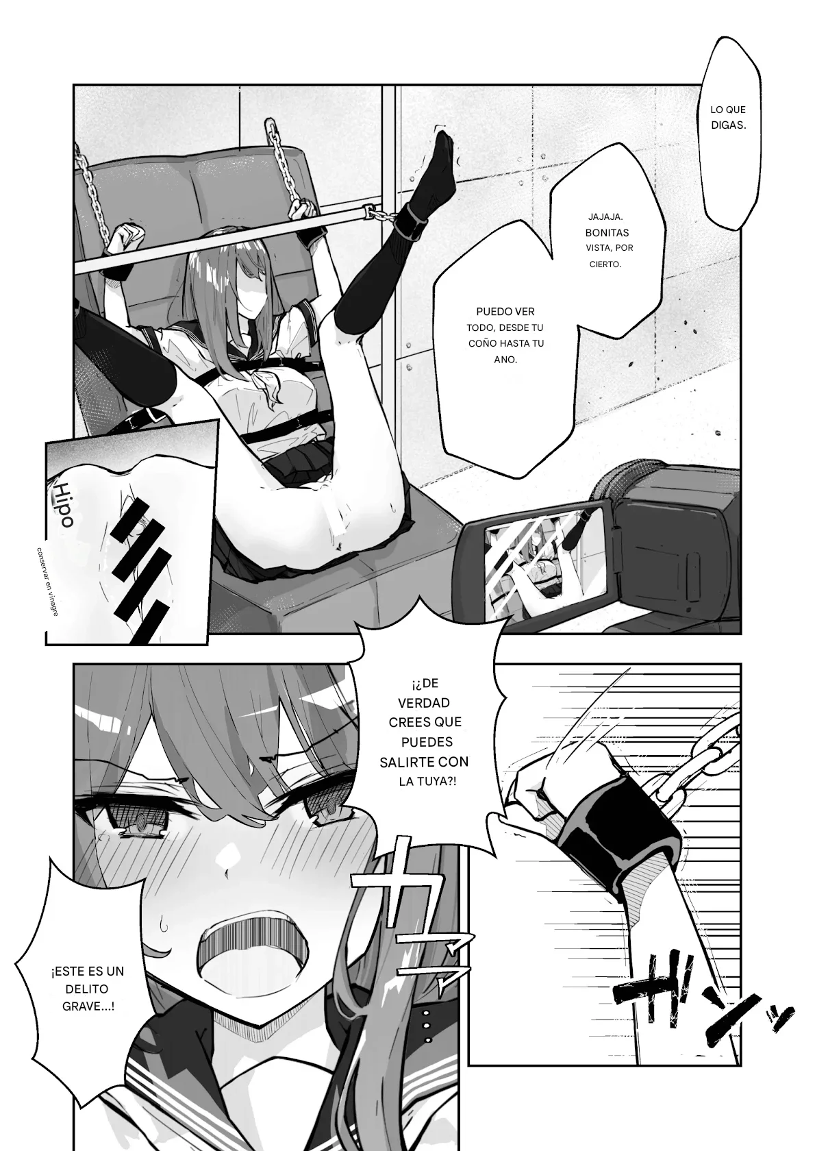 JK Kuppuku Kousoku 2 ~Aikidou Shoujo ga Maketa Hi~ | Restricción y Sometimiento de una JK 2 ~El Día en que la Chica de Aikido Perdió~ page 4 full
