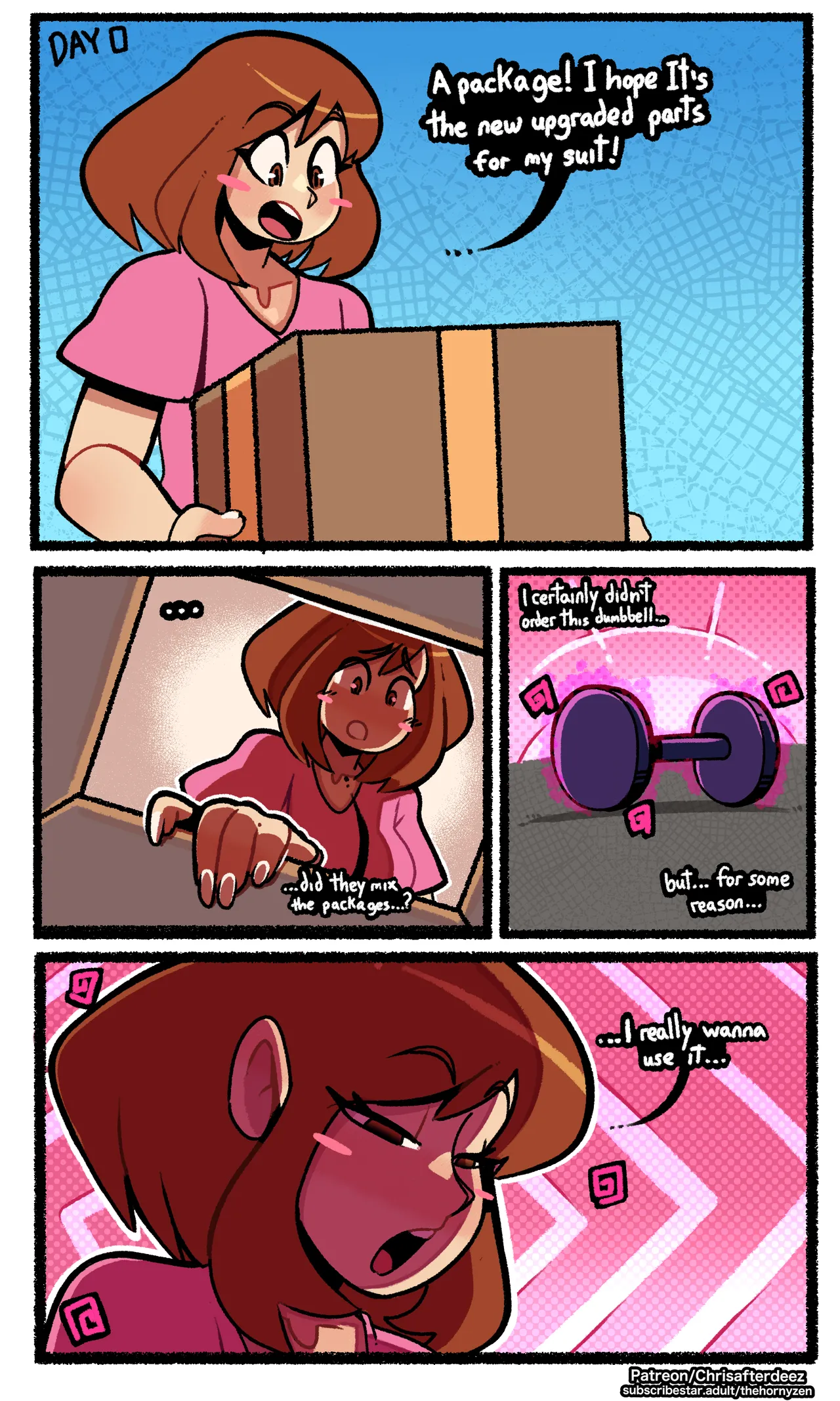 Ochako and the Funny Dumbbell page 1 full