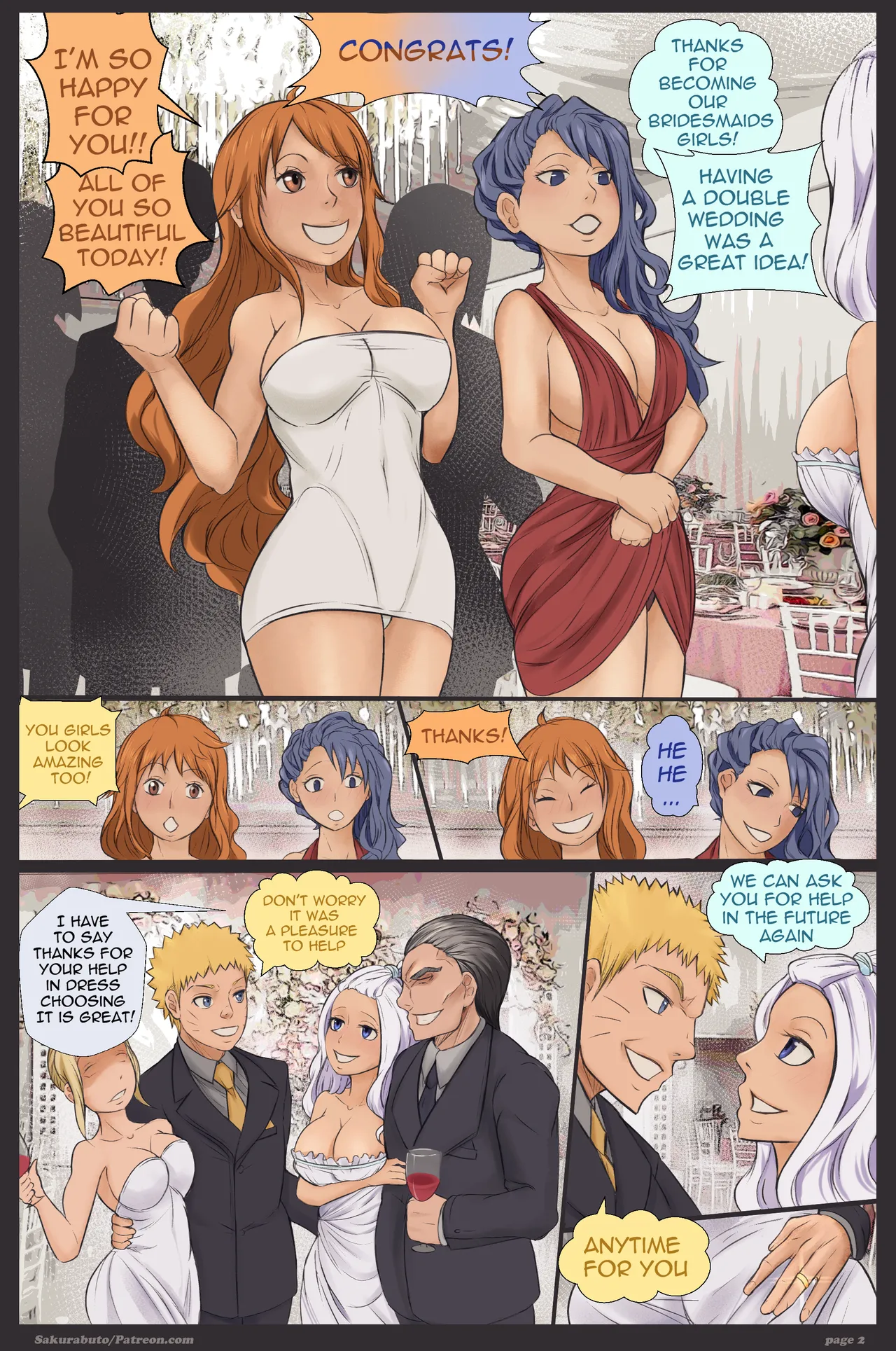 Unfaithful wedding by Sakurabuto page 2 full