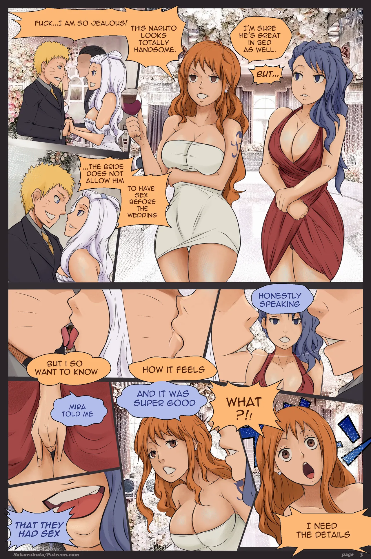 Unfaithful wedding by Sakurabuto page 3 full