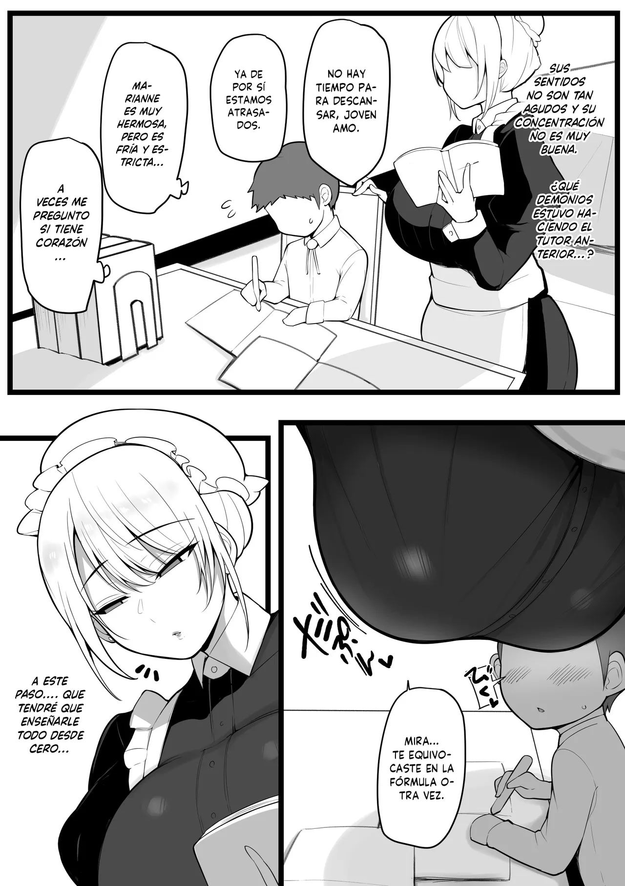 Kono Watashi ga Chinpo ga Rippa na dake ga Torie no Ochikobore Waka-sama Nanka ni Otosareru Wake ga Arimasen. | ¡No Hay Manera de que Alguien Como yo Caiga Ante un Joven Amo Fracasado Cuyo Único Mérito es Tener un Pene Impresionante! page 3 full